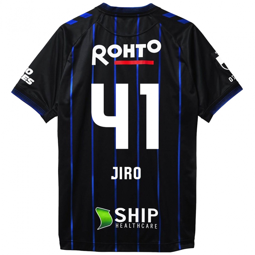 Kinderen Jiro Nakamura #41 Zwart Blauw Thuisshirt Thuistenue 2024/25 T-Shirt