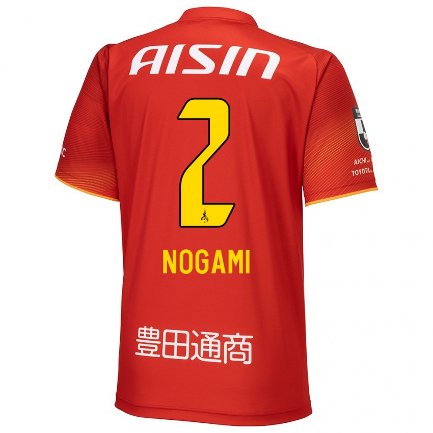 Kinderen Yuki Nogami #2 Rood Wit Geel Thuisshirt Thuistenue 2024/25 T-Shirt