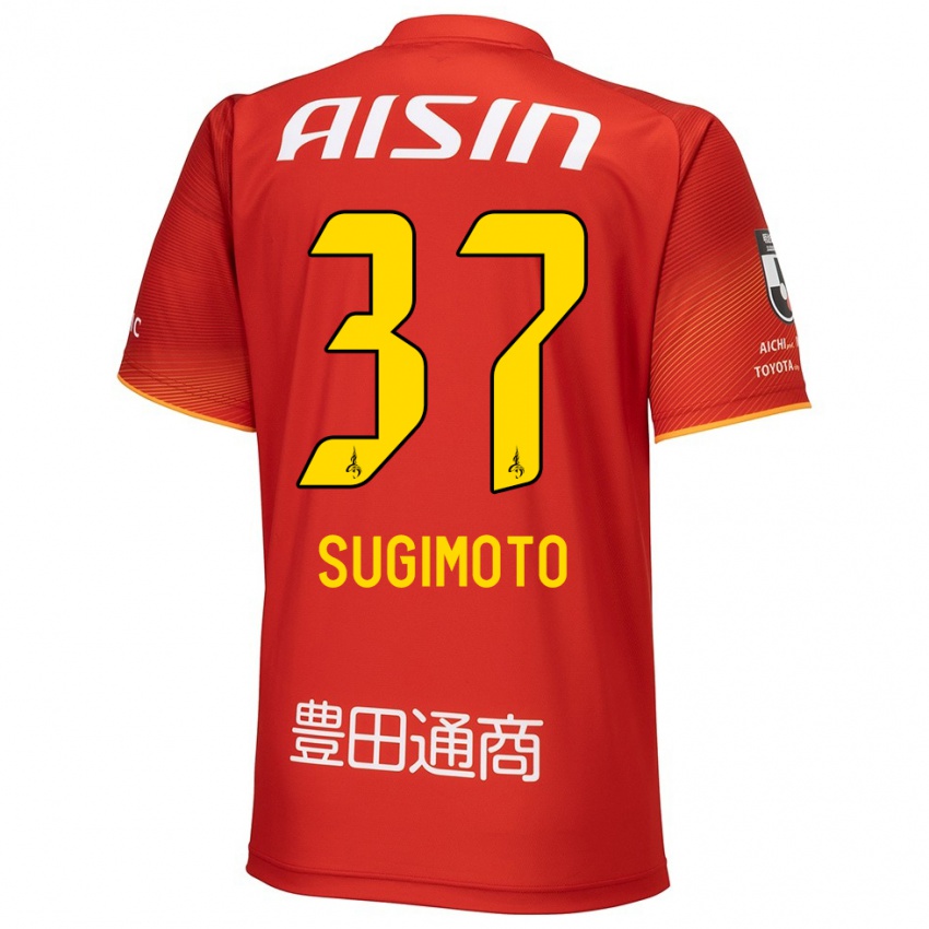 Kinderen Daichi Sugimoto #37 Rood Wit Geel Thuisshirt Thuistenue 2024/25 T-Shirt