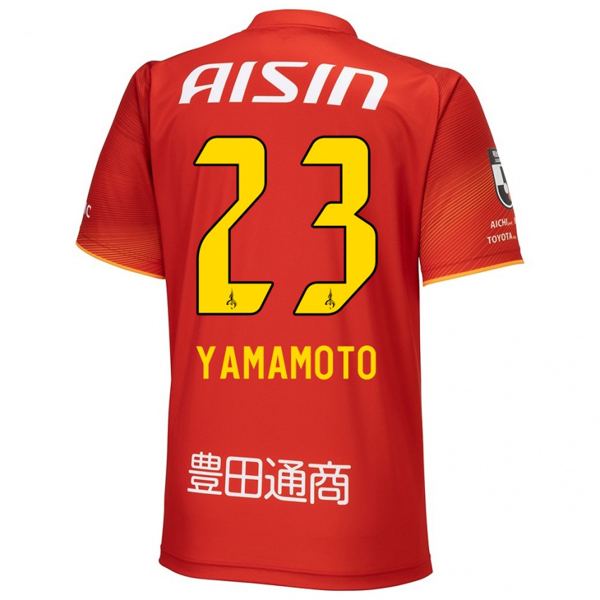 Kinderen Haruki Yamamoto #23 Rood Wit Geel Thuisshirt Thuistenue 2024/25 T-Shirt