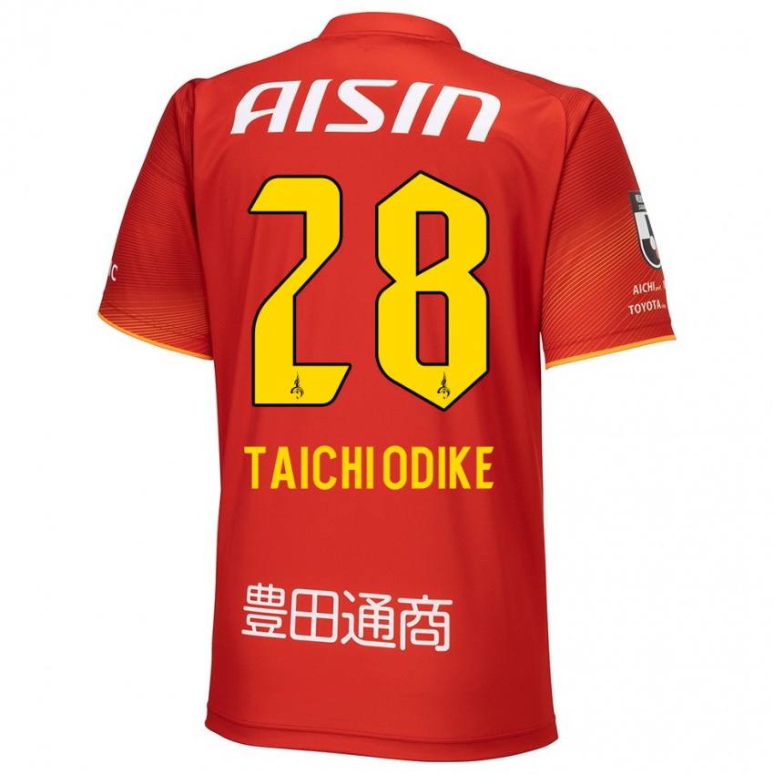 Kinderen Chisom Taichi Odike #28 Rood Wit Geel Thuisshirt Thuistenue 2024/25 T-Shirt