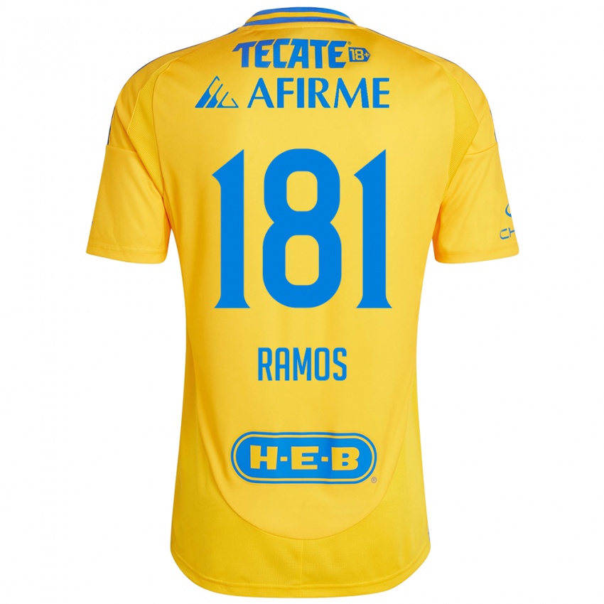 Kinderen Anthony Ramos #181 Goud Geel Thuisshirt Thuistenue 2024/25 T-Shirt