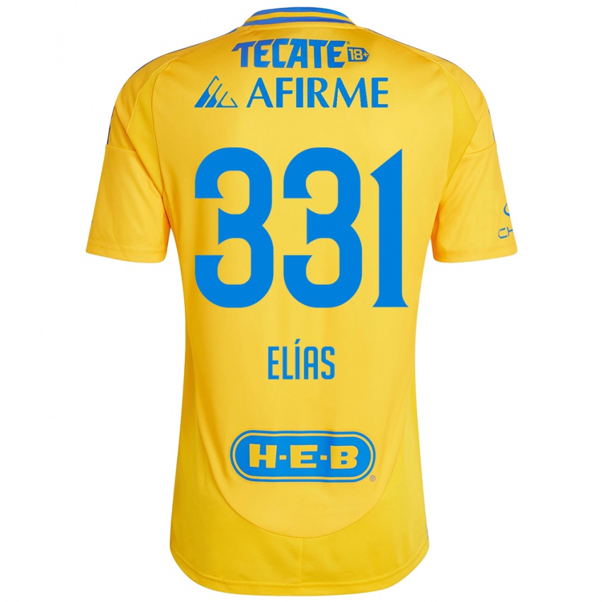 Kinderen Bruno Elías #331 Goud Geel Thuisshirt Thuistenue 2024/25 T-Shirt