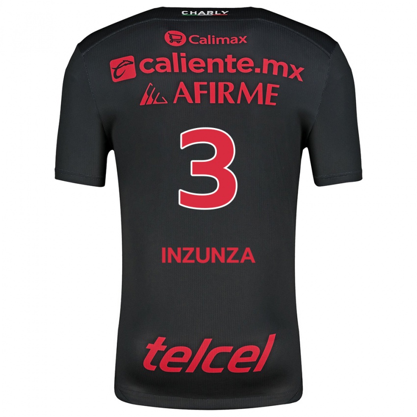 Kinderen Rafael Fernández #3 Zwart Rood Thuisshirt Thuistenue 2024/25 T-Shirt