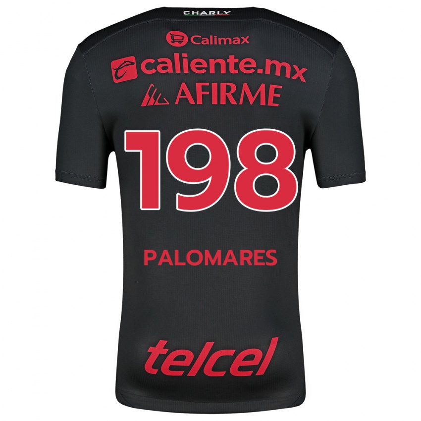 Kinderen Ramón Palomares #198 Zwart Rood Thuisshirt Thuistenue 2024/25 T-Shirt