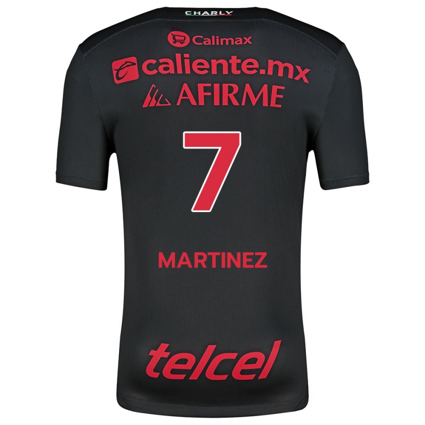 Kinderen Alejandro Martínez #7 Zwart Rood Thuisshirt Thuistenue 2024/25 T-Shirt