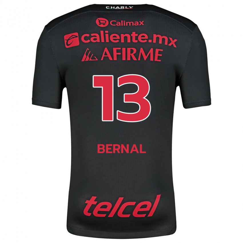 Kinderen Mayra Pelayo-Bernal #13 Zwart Rood Thuisshirt Thuistenue 2024/25 T-Shirt