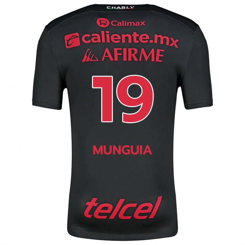 Kinderen Mariana Munguía #19 Zwart Rood Thuisshirt Thuistenue 2024/25 T-Shirt