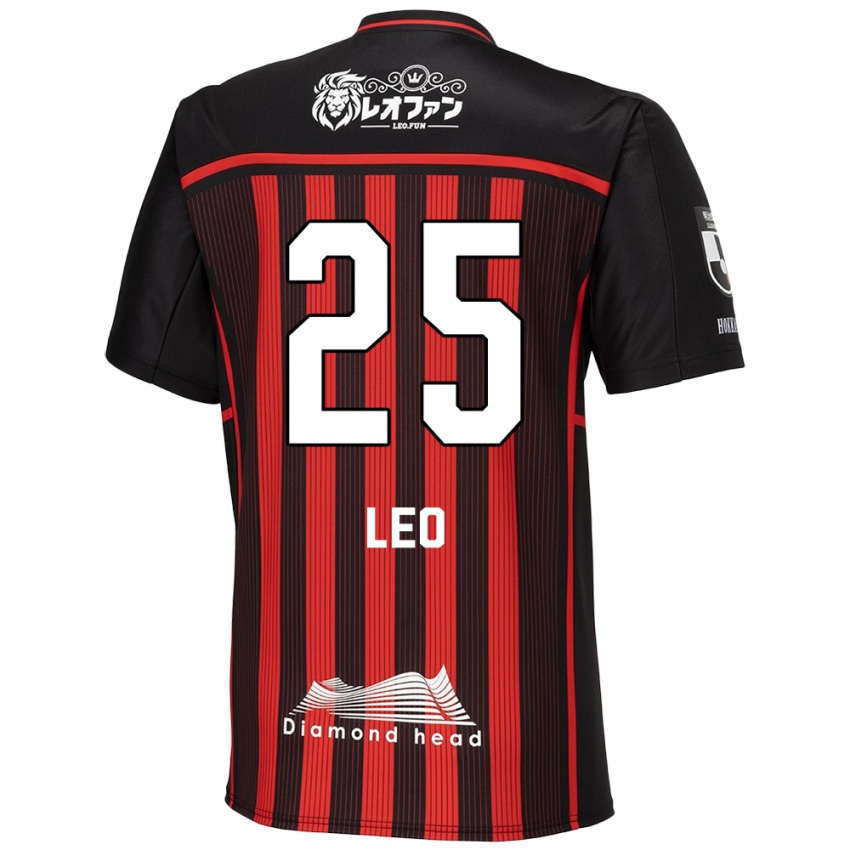 Kinderen Leo Osaki #25 Rood Zwart Thuisshirt Thuistenue 2024/25 T-Shirt