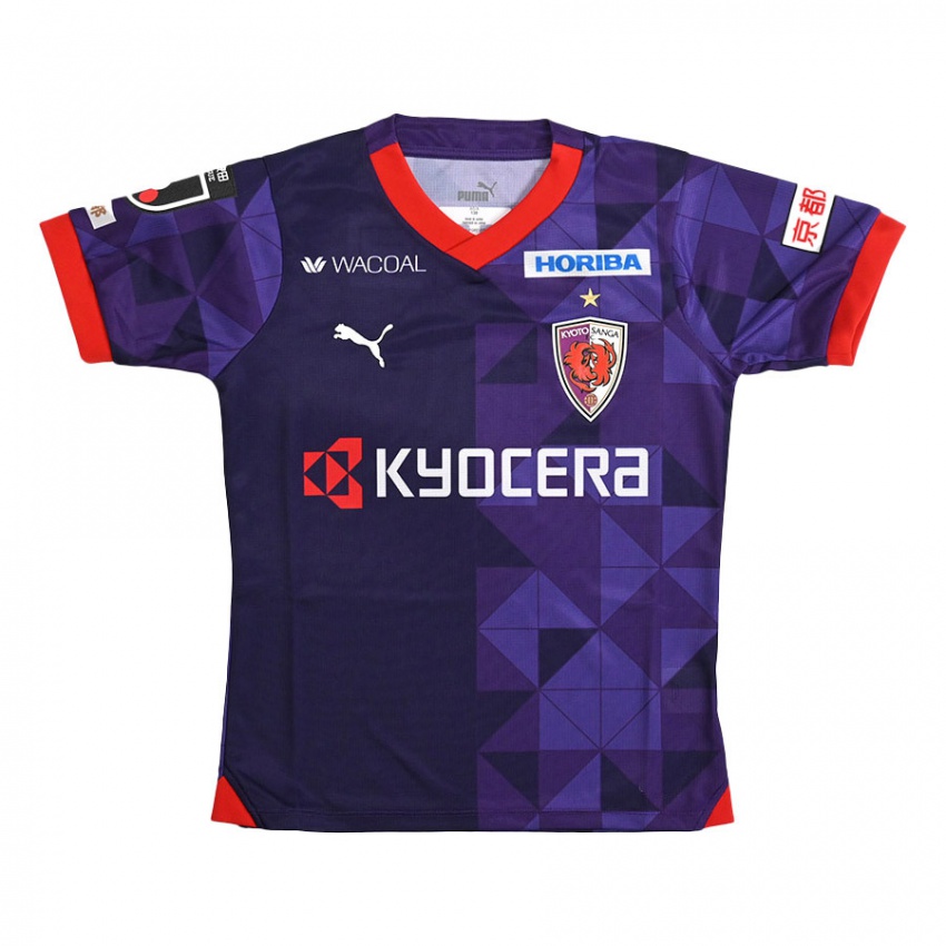 Kinderen Gakuji Ota #26 Paars Wit Thuisshirt Thuistenue 2024/25 T-Shirt