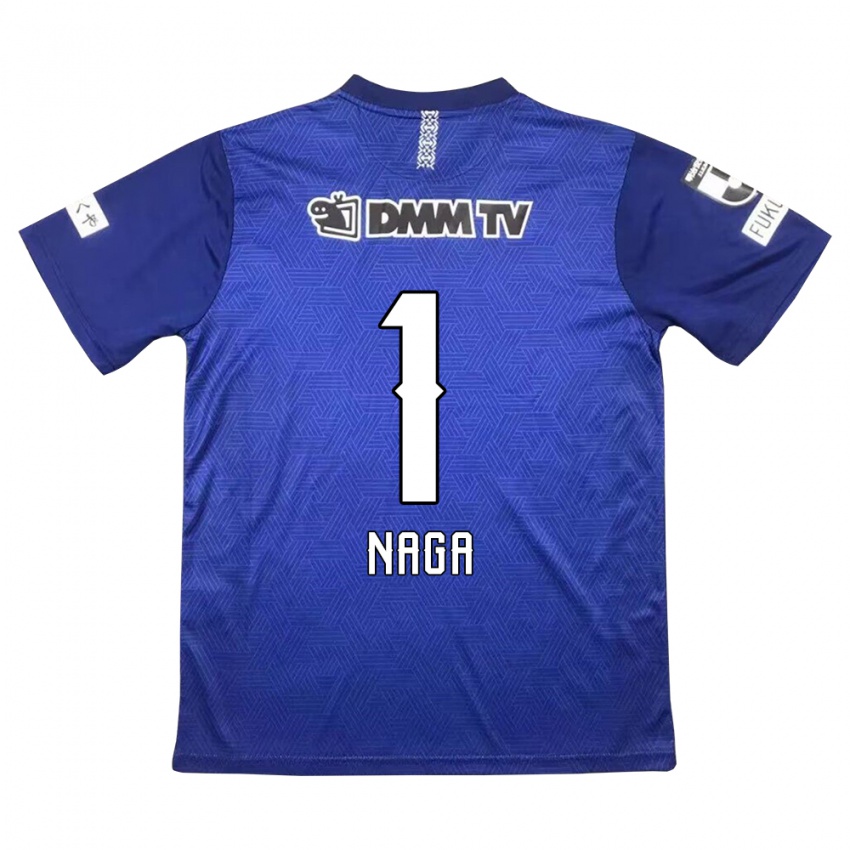 Kinderen Takumi Nagaishi #1 Donkerblauw Thuisshirt Thuistenue 2024/25 T-Shirt