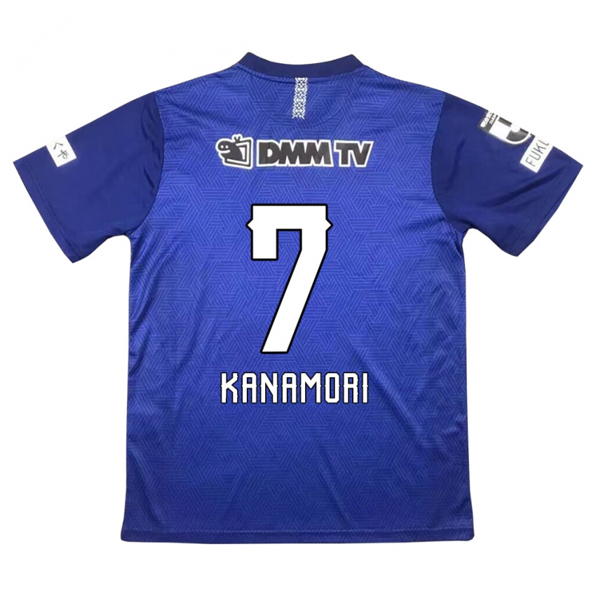 Kinderen Takeshi Kanamori #7 Donkerblauw Thuisshirt Thuistenue 2024/25 T-Shirt