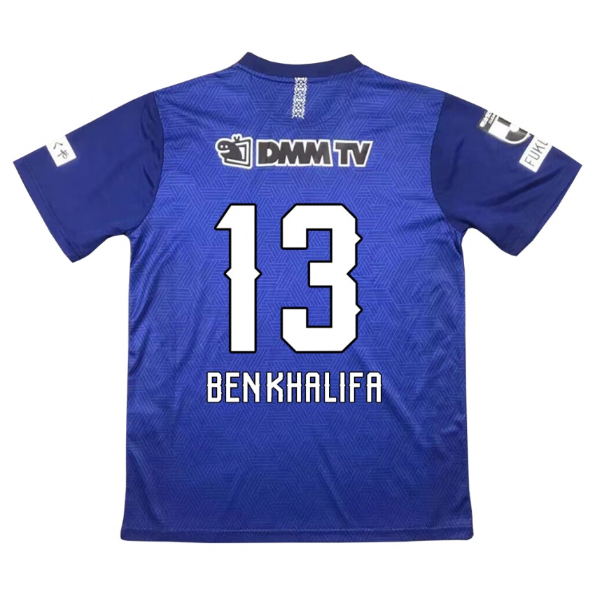 Kinderen Nassim Ben Khalifa #13 Donkerblauw Thuisshirt Thuistenue 2024/25 T-Shirt