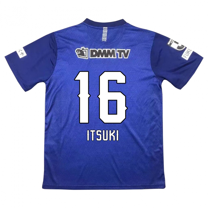 Kinderen Itsuki Oda #16 Donkerblauw Thuisshirt Thuistenue 2024/25 T-Shirt