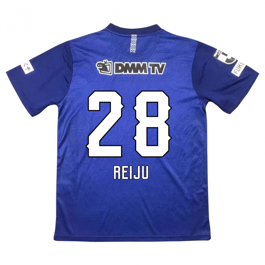 Kinderen Reiju Tsuruno #28 Donkerblauw Thuisshirt Thuistenue 2024/25 T-Shirt