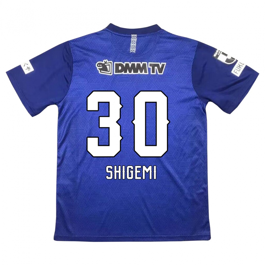 Kinderen Masato Shigemi #30 Donkerblauw Thuisshirt Thuistenue 2024/25 T-Shirt