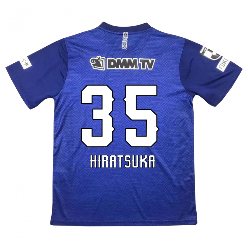 Kinderen Yuto Hiratsuka #35 Donkerblauw Thuisshirt Thuistenue 2024/25 T-Shirt