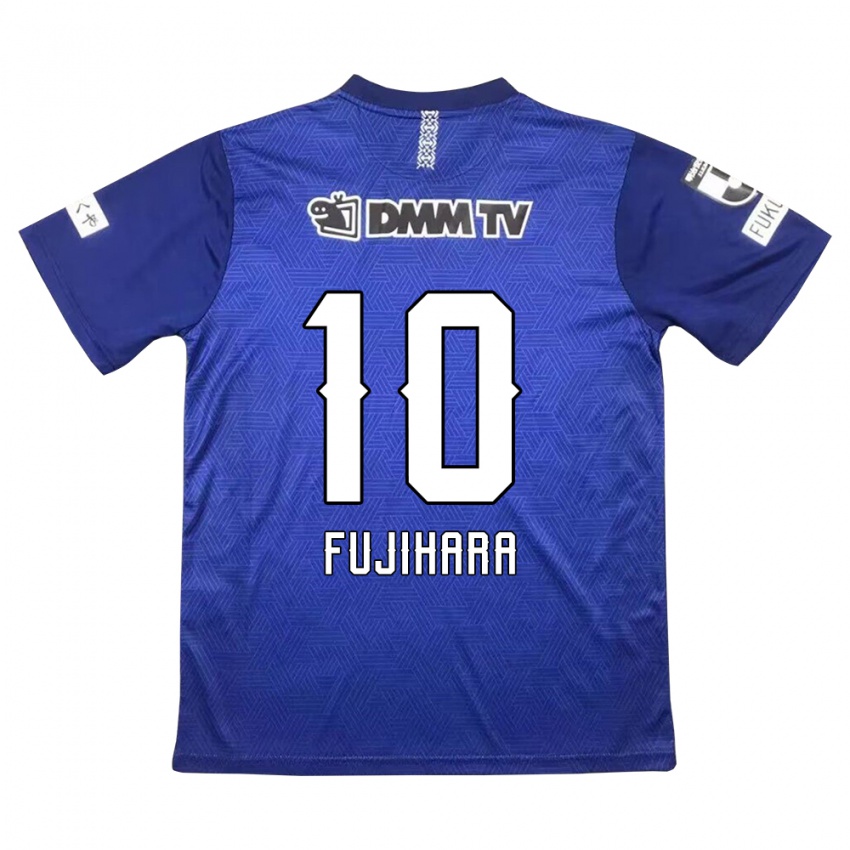 Kinderen Naoatsu Fujihara #10 Donkerblauw Thuisshirt Thuistenue 2024/25 T-Shirt