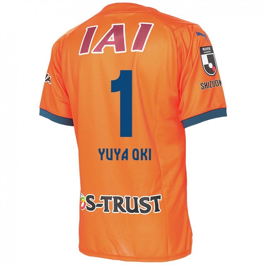 Kinderen Yuya Oki #1 Oranje Blauw Thuisshirt Thuistenue 2024/25 T-Shirt