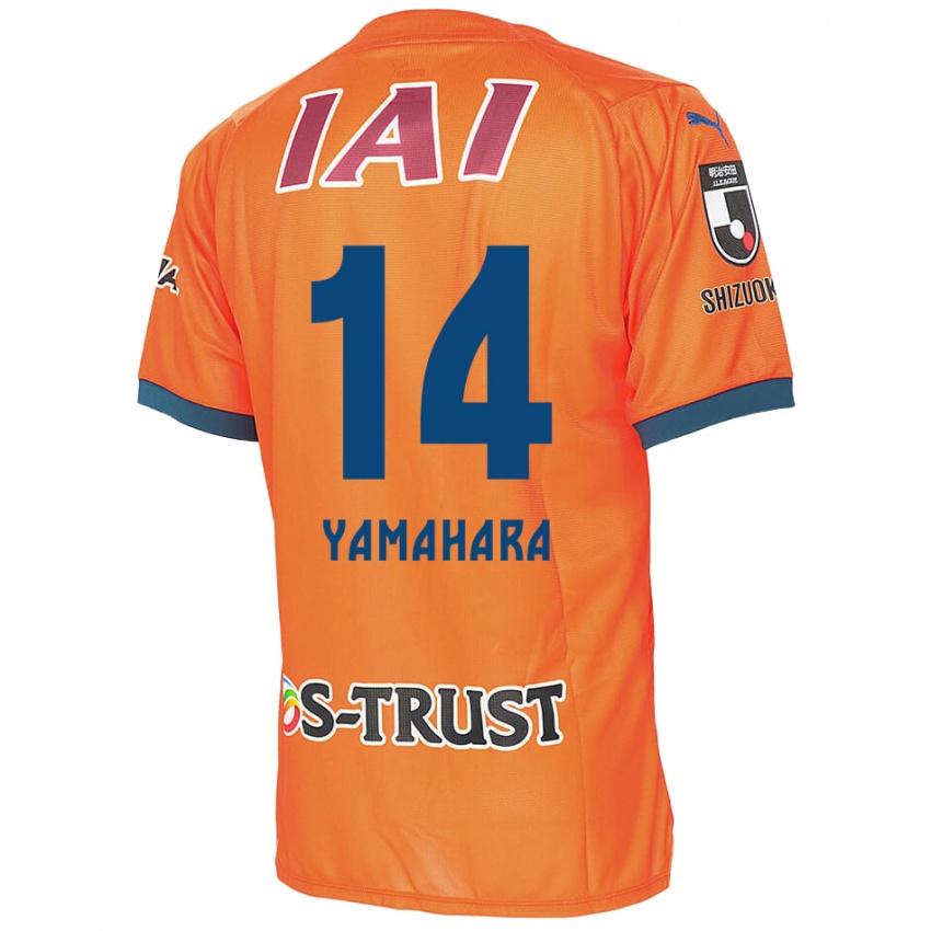 Kinderen Reon Yamahara #14 Oranje Blauw Thuisshirt Thuistenue 2024/25 T-Shirt