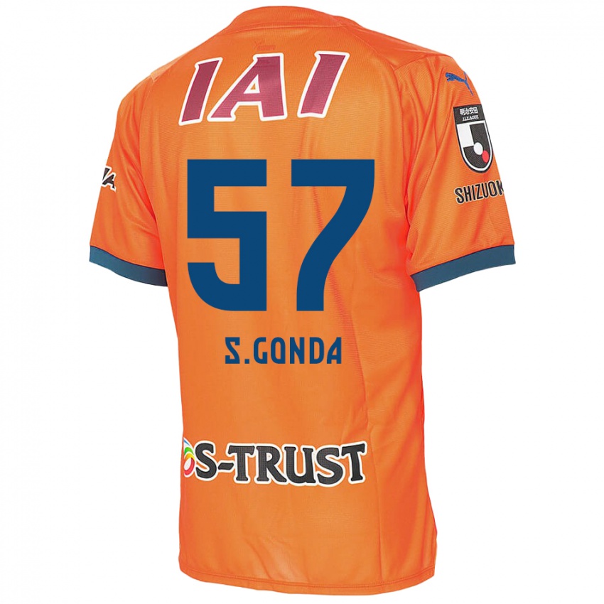 Kinderen Shuichi Gonda #57 Oranje Blauw Thuisshirt Thuistenue 2024/25 T-Shirt