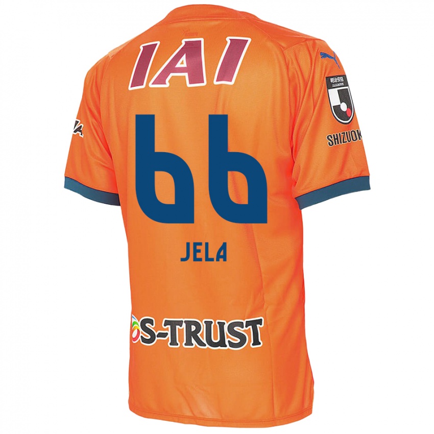 Kinderen Jelani Reshaun Sumiyoshi #66 Oranje Blauw Thuisshirt Thuistenue 2024/25 T-Shirt