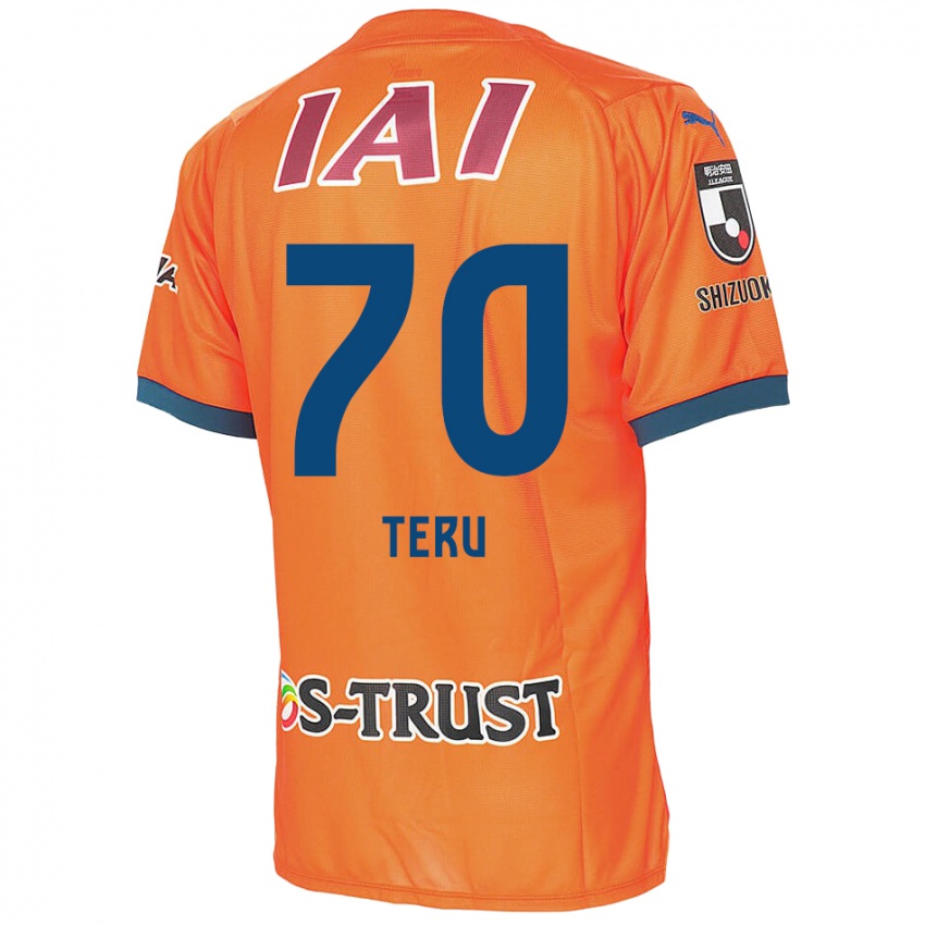 Kinderen Teruki Hara #70 Oranje Blauw Thuisshirt Thuistenue 2024/25 T-Shirt