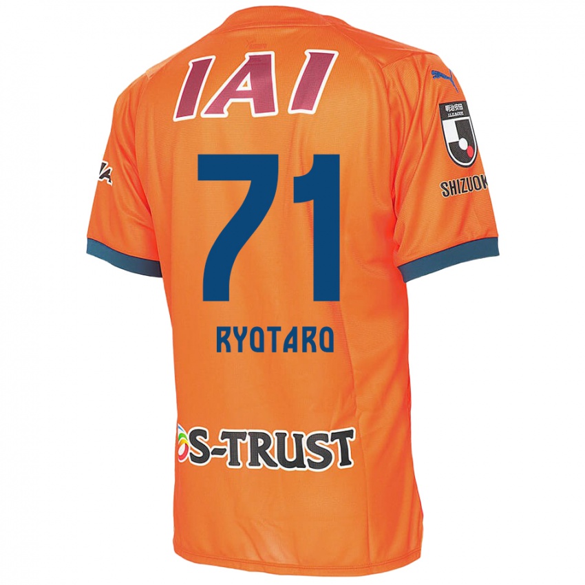 Kinderen Ryotaro Nakamura #71 Oranje Blauw Thuisshirt Thuistenue 2024/25 T-Shirt