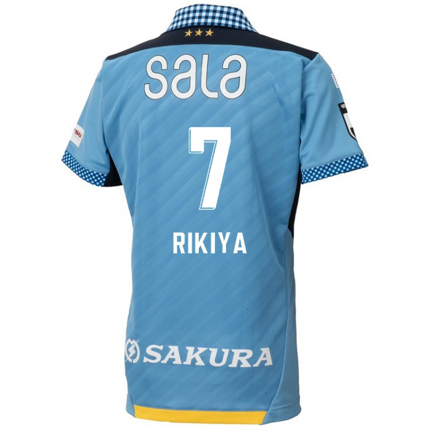 Kinderen Rikiya Uehara #7 Blauw Zwart Thuisshirt Thuistenue 2024/25 T-Shirt