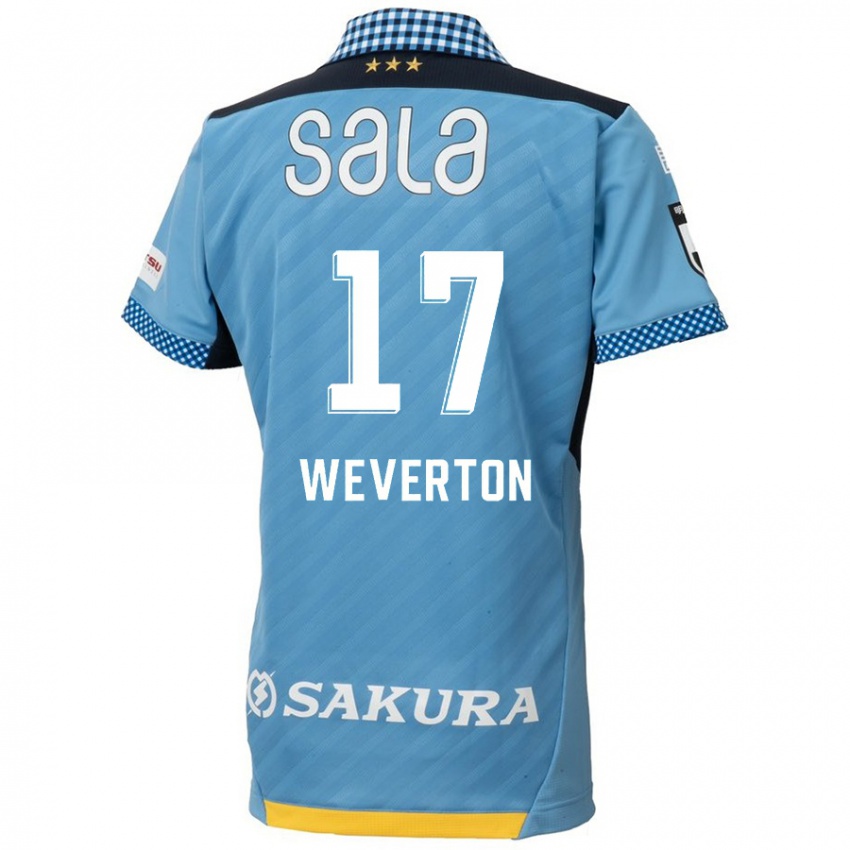 Kinderen Weverton #17 Blauw Zwart Thuisshirt Thuistenue 2024/25 T-Shirt