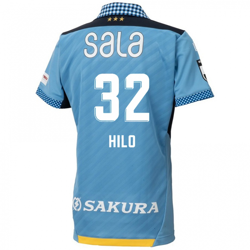 Kinderen Hassan Hilo #32 Blauw Zwart Thuisshirt Thuistenue 2024/25 T-Shirt