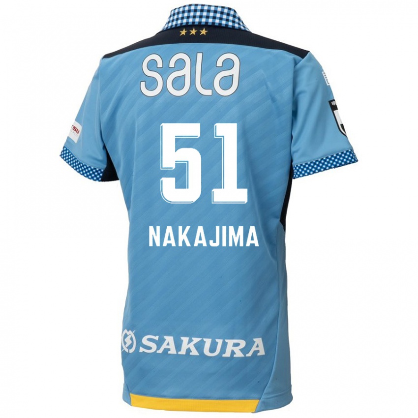 Kinderen Keitaro Nakajima #51 Blauw Zwart Thuisshirt Thuistenue 2024/25 T-Shirt