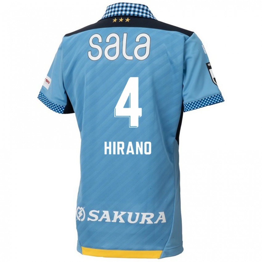 Kinderen Rion Hirano #4 Blauw Zwart Thuisshirt Thuistenue 2024/25 T-Shirt