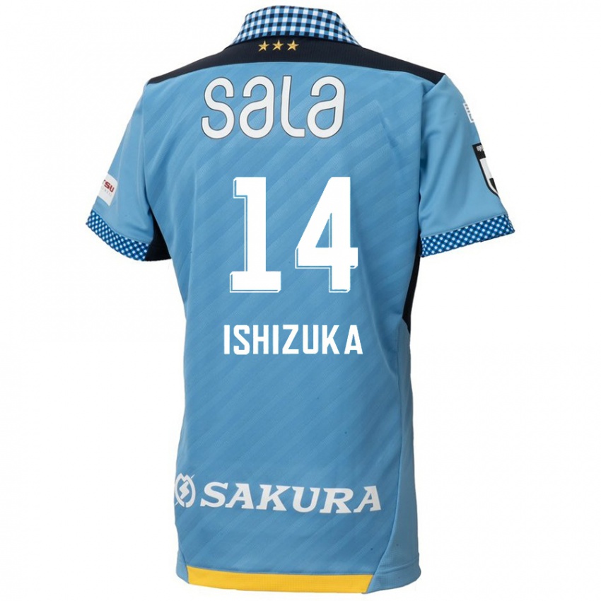 Kinderen Rea Ishizuka #14 Blauw Zwart Thuisshirt Thuistenue 2024/25 T-Shirt