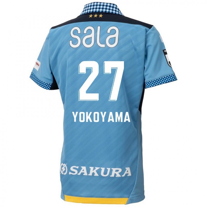 Kinderen Kota Yokoyama #27 Blauw Zwart Thuisshirt Thuistenue 2024/25 T-Shirt