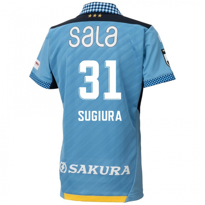 Kinderen Rinnosuke Sugiura #31 Blauw Zwart Thuisshirt Thuistenue 2024/25 T-Shirt