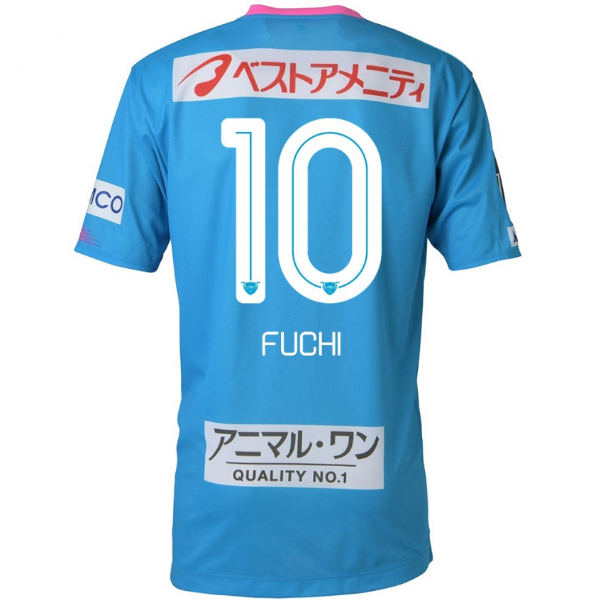 Kinderen Fuchi Honda #10 Blauw Roze Thuisshirt Thuistenue 2024/25 T-Shirt