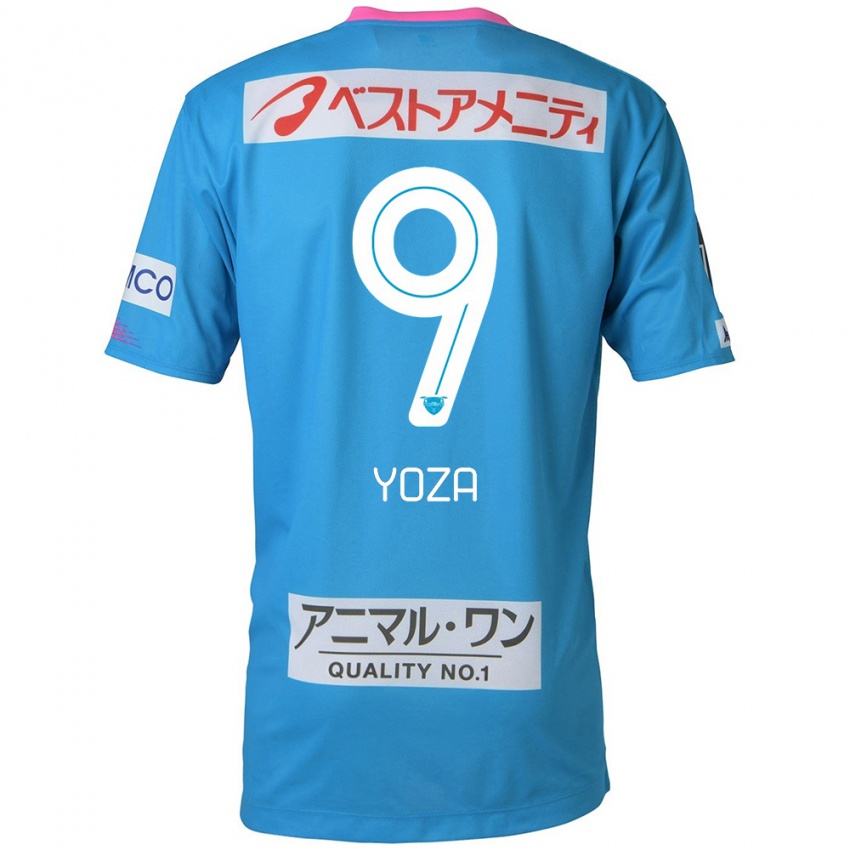 Kinderen Tomomichi Yoza #9 Blauw Roze Thuisshirt Thuistenue 2024/25 T-Shirt