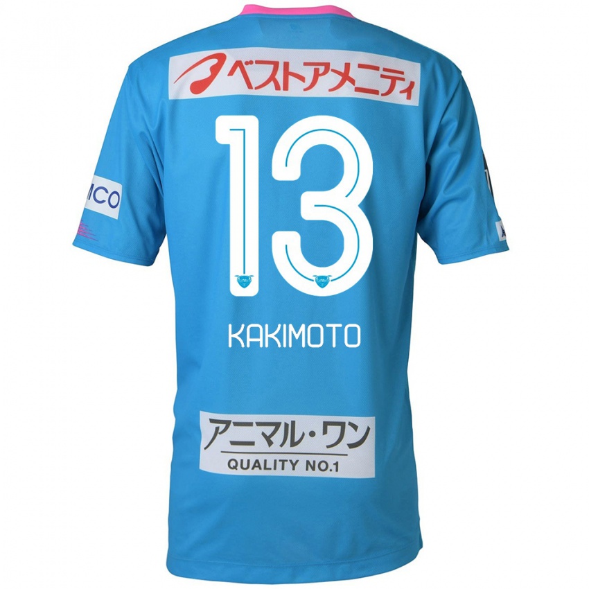 Kinderen Yuto Kakimoto #13 Blauw Roze Thuisshirt Thuistenue 2024/25 T-Shirt