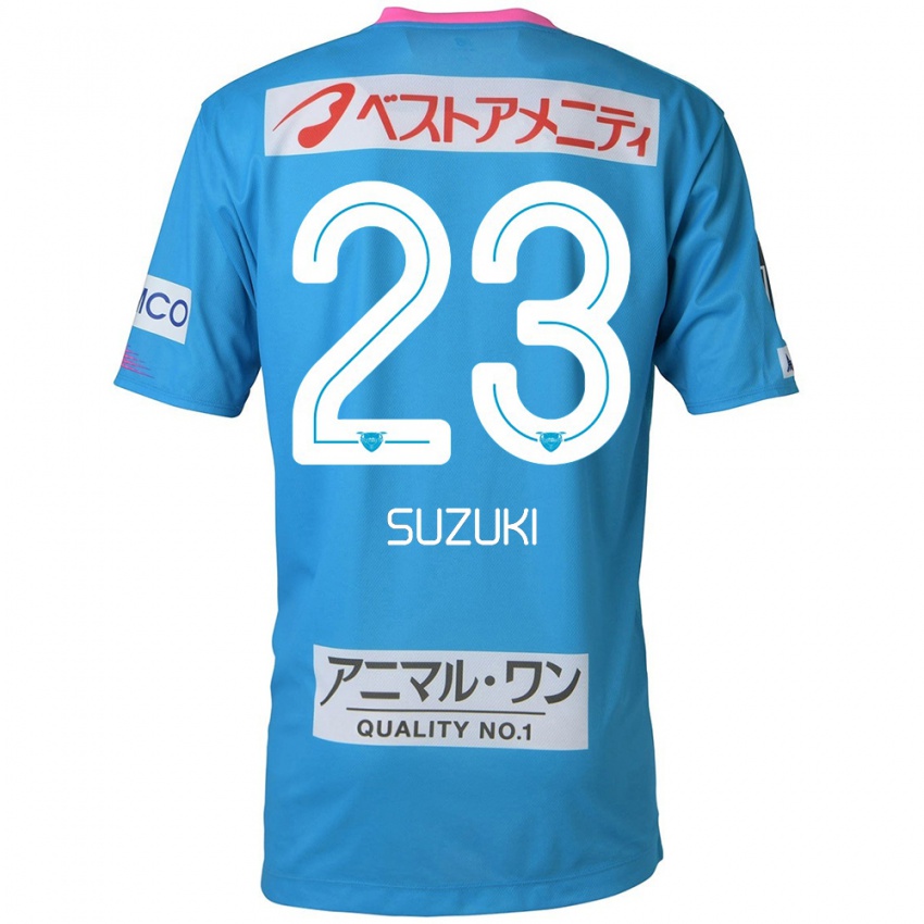 Kinderen Yuki Suzuki #23 Blauw Roze Thuisshirt Thuistenue 2024/25 T-Shirt