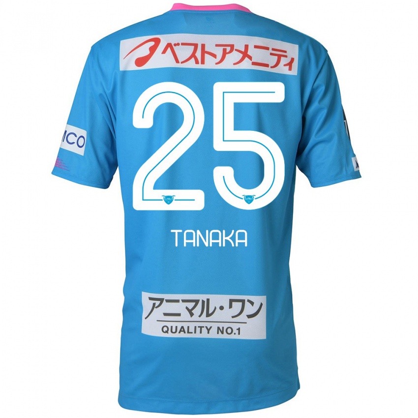 Kinderen Yuto Tanaka #25 Blauw Roze Thuisshirt Thuistenue 2024/25 T-Shirt