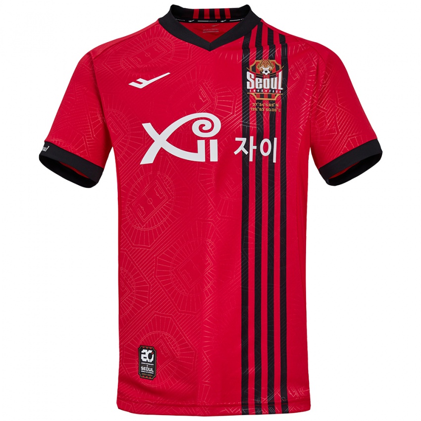 Kinderen Sung-Yueng Ki #6 Rood Zwart Thuisshirt Thuistenue 2024/25 T-Shirt