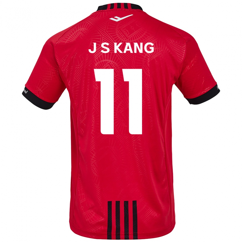 Kinderen Seong-Jin Kang #11 Rood Zwart Thuisshirt Thuistenue 2024/25 T-Shirt