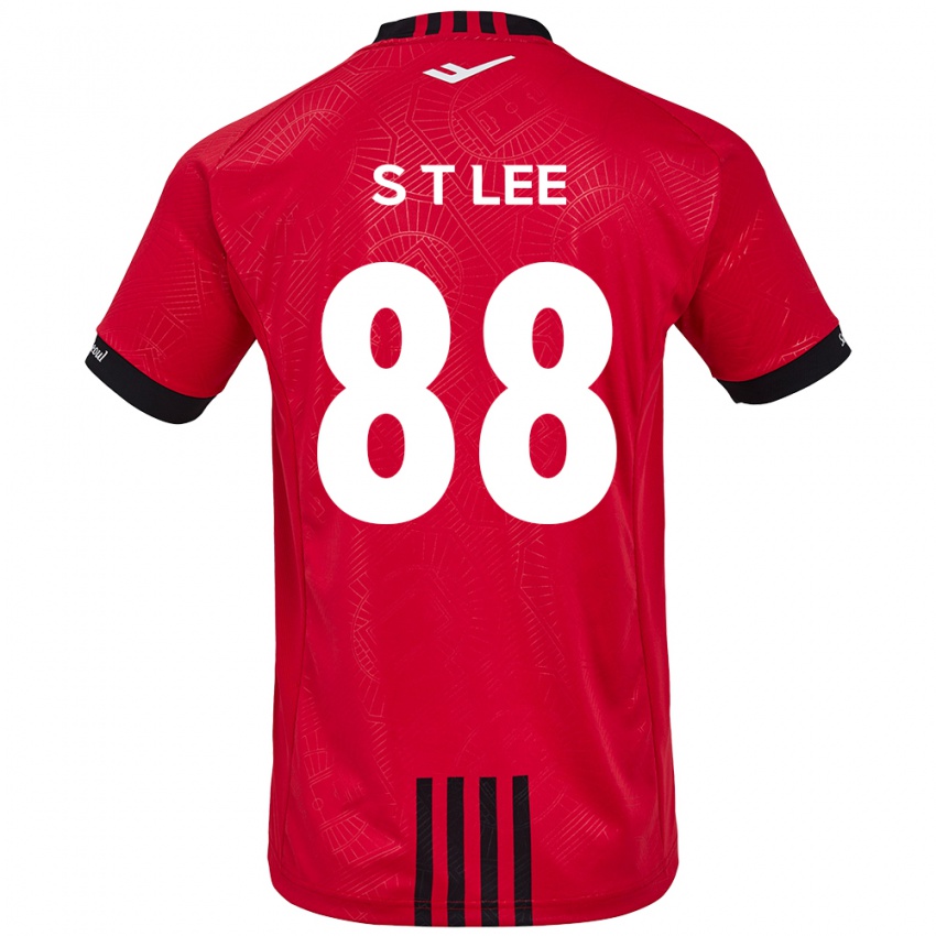 Kinderen Tae-Seok Lee #88 Rood Zwart Thuisshirt Thuistenue 2024/25 T-Shirt