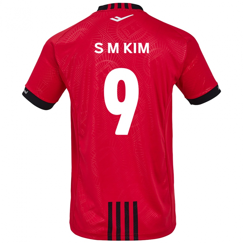 Kinderen Min-Sung Kim #9 Rood Zwart Thuisshirt Thuistenue 2024/25 T-Shirt