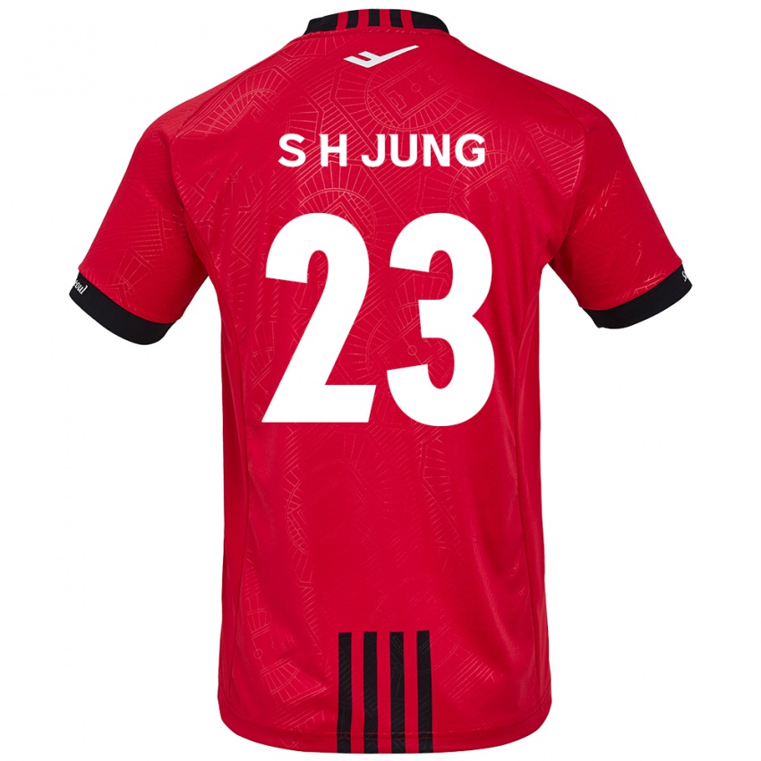 Kinderen Hyeon-Soo Jung #23 Rood Zwart Thuisshirt Thuistenue 2024/25 T-Shirt