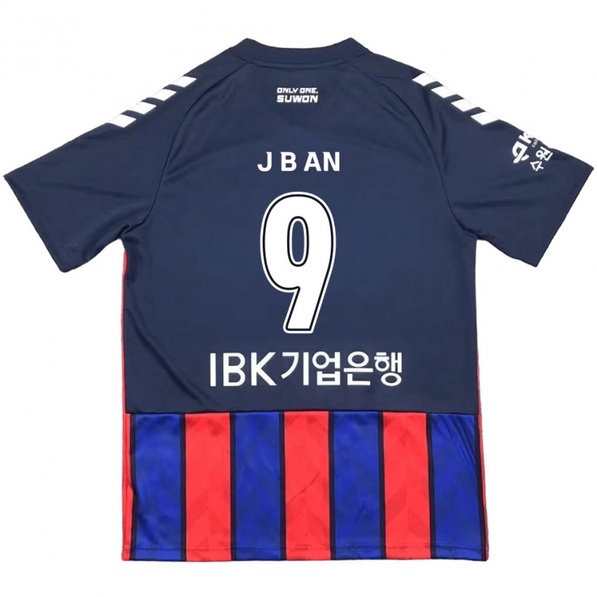 Kinderen Byong-Jun An #9 Blauw Rood Thuisshirt Thuistenue 2024/25 T-Shirt