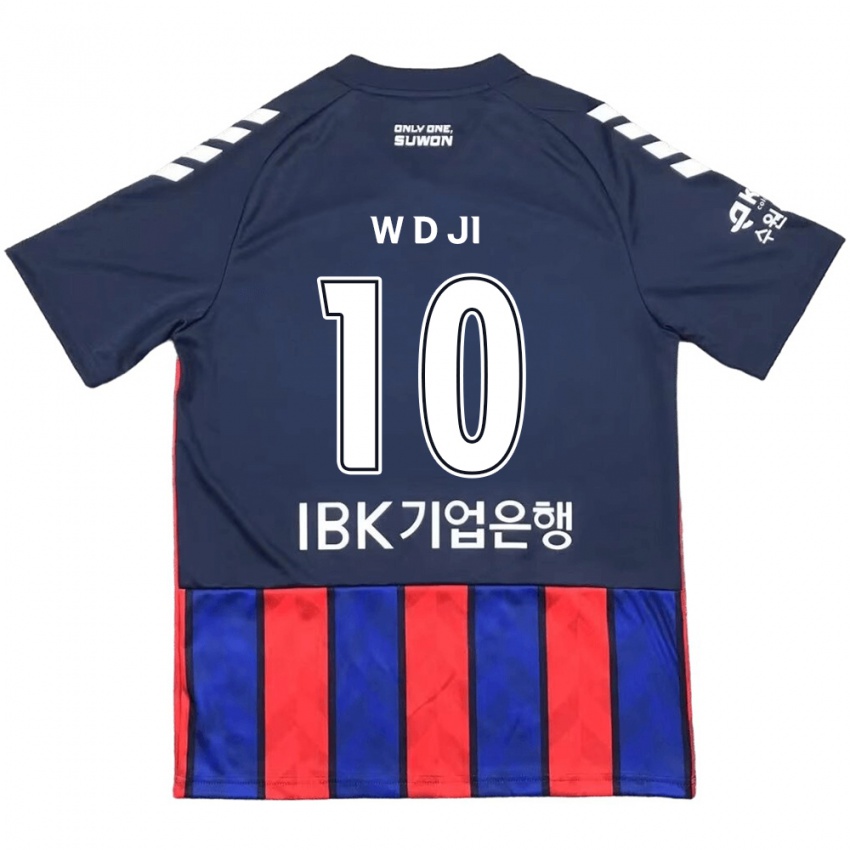 Kinderen Dong-Won Ji #10 Blauw Rood Thuisshirt Thuistenue 2024/25 T-Shirt