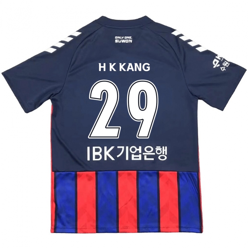 Kinderen Kyo-Hun Kang #29 Blauw Rood Thuisshirt Thuistenue 2024/25 T-Shirt