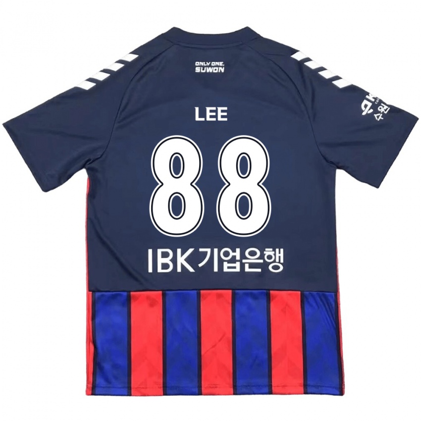 Kinderen Yong Lee #88 Blauw Rood Thuisshirt Thuistenue 2024/25 T-Shirt